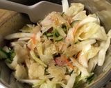 ローストポークとキャベツのナムル風和え物作り方3写真