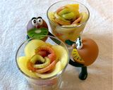 キウイ🥝をカットして綺麗に並べる作り方8写真