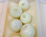 揚げ玉ねぎ＆そら豆とパンチェッタのパスタ作り方1写真