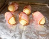 マッシュポテトのベーコン巻き焼き作り方7写真