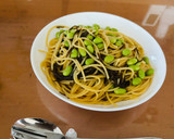もずくと枝豆の和風パスタ作り方7写真