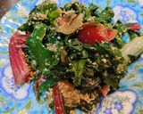 アクなしスイスチャードの蜂蜜胡麻和え作り方3写真