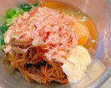 黄金比★沖縄もずくの卵焼き作り方1写真