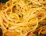 魚肉ソーセージ＆ゴーヤーのナポリタン作り方3写真