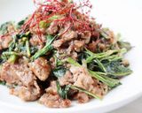 ご飯が進む【牛肉と空芯菜のオイスター炒め作り方6写真