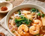 麻辣醤で本格風♡ブンモジャ入り麻辣湯作り方12写真