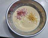 リコッタチーズを添えたお食事パンケーキ作り方3写真
