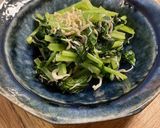 簡単！小松菜としらす炒め⭐︎エスニック風♪作り方3写真