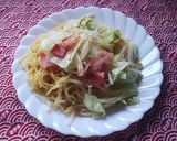 キャベツとベーコンの塩焼きそば♪作り方4写真
