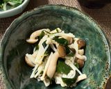 きのことわかめの洋風和え物😻作り方4写真