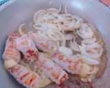 ＊豚肉チーズ巻きと玉葱のマヨポン焼き＊作り方3写真