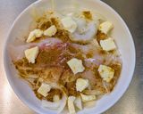 レンジで。バターたらカレー作り方4写真