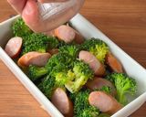 ブロッコリーとソーセージのチーズ焼き🧀作り方3写真