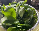 冷凍バジルストック作り方1写真