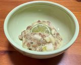 節約♡副菜♡スダチ風味の納豆と長芋和え♡作り方1写真