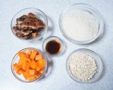 うなぎと人参のパワーアップご飯♪作り方1写真