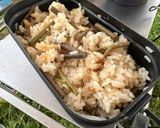 わらびの玉子とじ　わらびの玉子丼作り方13写真