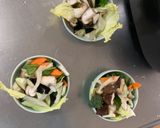 肉無チクワ簡単洋風テリマヨ味野菜炒め作り方11写真