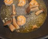 しその穂香る♪海老としめじの和風パスタ作り方6写真