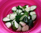 やみつき♪竹輪ときゅうりの香味ごまサラダ作り方1写真