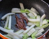 白菜とアンチョビと塩昆布のシンプルパスタ作り方5写真