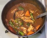 菜の花チキンカレー作り方11写真