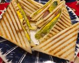 ウィンナーチーズ卵のホットサンド作り方9写真