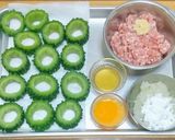 ゴーヤの肉詰め作り方1写真
