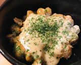毎日の納豆●胡麻ドレトッピング作り方1写真