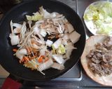 白菜クリーム煮のパスタ作り方8写真