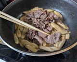 お腹に優しい牛ごぼうの炒め煮作り方5写真