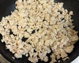 鶏ミンチとチンゲンサイの中華炒め作り方2写真