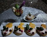 クリスマスに明太子カナッペ作り方4写真