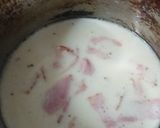 青梗菜とベーコンのクリームスープ作り方7写真