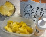 ゴロゴロ✨カットパイン🍍の蜂蜜ヨーグルト作り方1写真