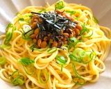 ◆簡単のせるだけ♪納豆パスタ作り方3写真