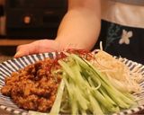 冷やし中華のタレでジャージャー麺作り方7写真