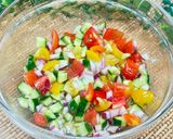 柿のラビゴットソース🥒🍅野菜ドレッシング作り方5写真