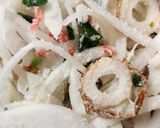 韓国のりと紅しょうが入りかき揚げ作り方2写真