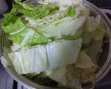 白菜と豚肉の無水鍋煮作り方1写真