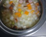 ヤマキ白だし野菜たっぷりスープ作り方58写真