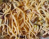 茄子と豚バラ肉の和風スパゲティ作り方7写真