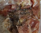 レモン香る♪ガーリック醤油チキンステーキ作り方1写真
