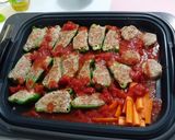 ホットプレートで作る煮込みピーマンの肉詰作り方5写真