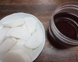 大根の梅酢漬け作り方1写真