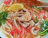 【豚バラもやし🇻🇳】平打ちうどんで！爆速フォー風🐉作り方4写真