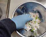 海老しんじょうと焼き餅のお吸い物作り方2写真