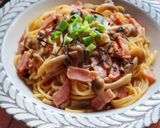 ベーコンきのこのバター醤油パスタ作り方6写真