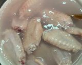 疲れた時に♪手羽中で作る薬膳参鶏湯作り方2写真