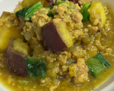 さつま芋と鶏そぼろのカレー煮♪作り方6写真